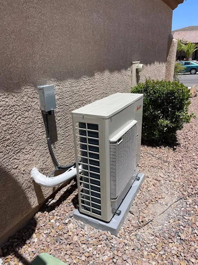 Residential air conditioning condenser unit in Ruskin